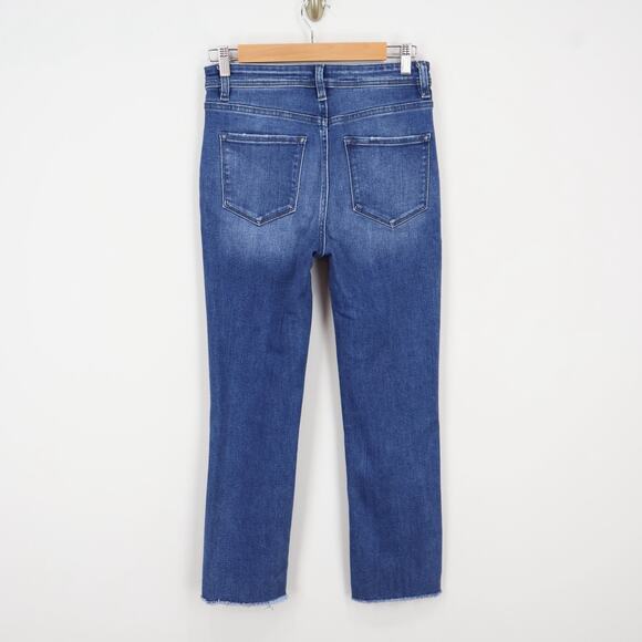Flying Monkey A Little Closer Super High Rise Crop Slim Straight Jean Size 27 - Picture 6 of 8